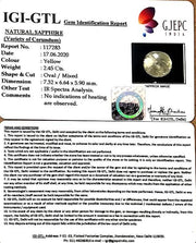 2.71 Ratti Natural Ceylonese Pukhraj Stone with Govt Lab Certificate-(YELSA9S)